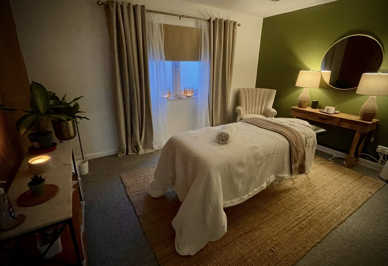 The White Orchid Beauty treatment room at VIP Cosmedics